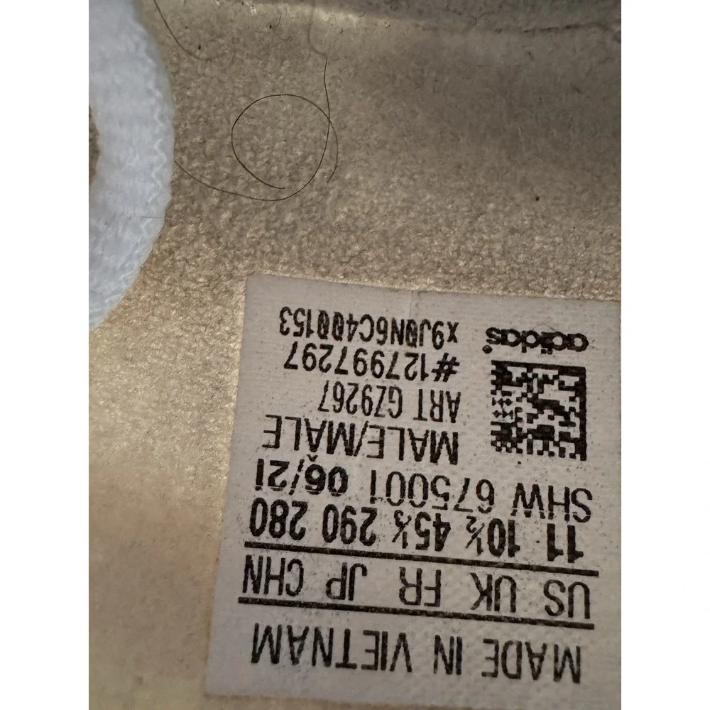 Adidas NMD S1 GZ9567 Sneakers Men's Size 11 White Cream Gray Mesh Boost Sole Str